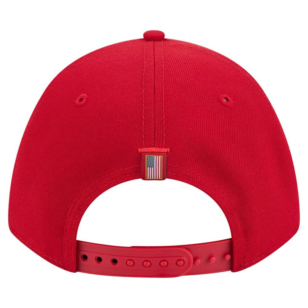 Washington Nationals American Flag 9FORTY M-Crown A-Frame Adjustable Hat - Red | New Era