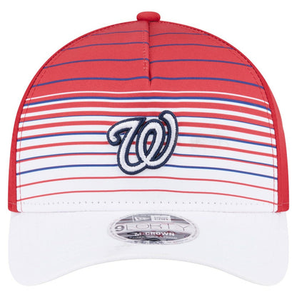 Washington Nationals Gradient 9FORTY M-Crown Adjustable Hat - Red | New Era