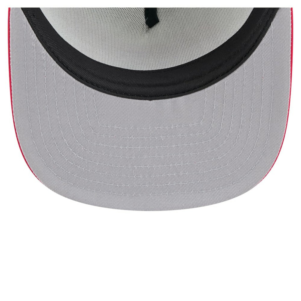 Washington Nationals Retro Script Trucker 9FIFTY Snapback Hat - White/Red | New Era