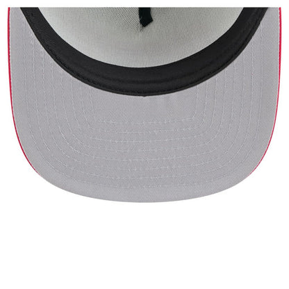 Washington Nationals Retro Script Trucker 9FIFTY Snapback Hat - White/Red | New Era