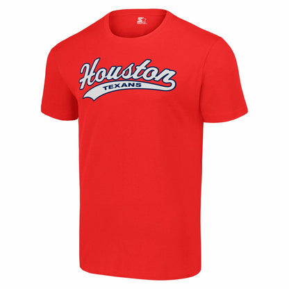 Houston Texans Starter City Tailsweep T-Shirt - Red discount