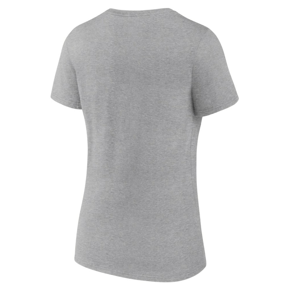 St. Louis Cardinals Women's Fastball V-Neck T-Shirt - Gray