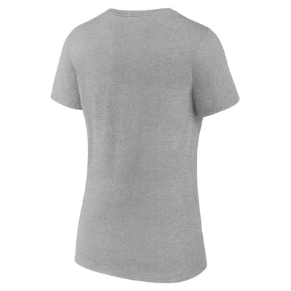 St. Louis Cardinals Women's Fastball V-Neck T-Shirt - Gray