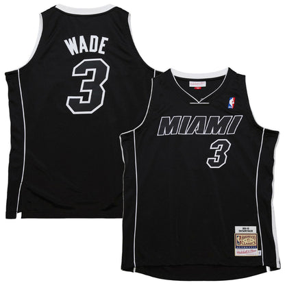 Dwyane Wade Miami Heat 2011/12 Hardwood Classics Authentic Jersey - Black | Mitchell & Ness outlet