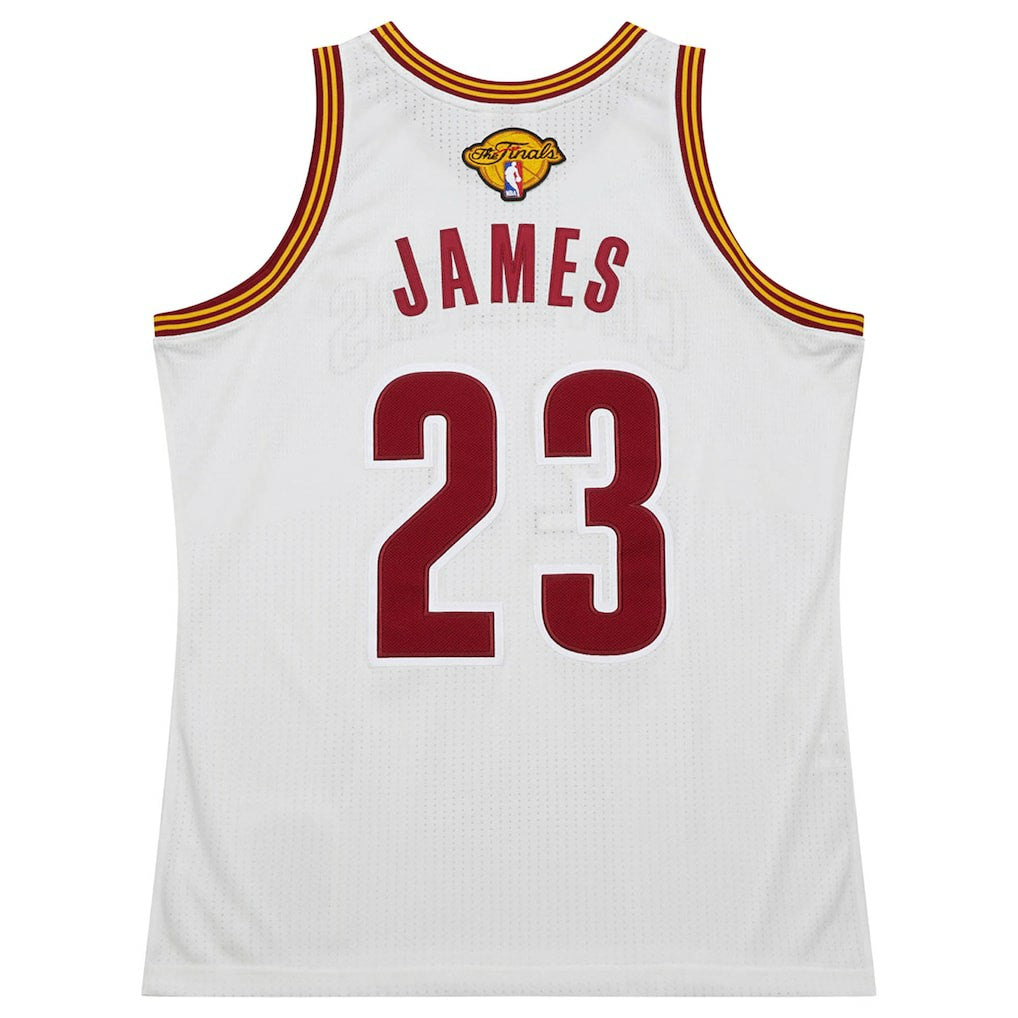 LeBron James Cleveland Cavaliers 2015/16 Hardwood Classics Authentic Jersey sale - White | Mitchell & Ness online