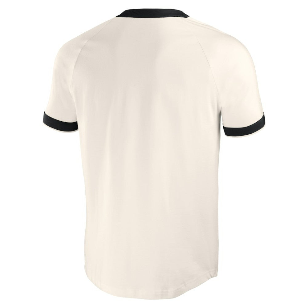 Pittsburgh Pirates Darius Rucker Collection Henley Raglan T-Shirt - White