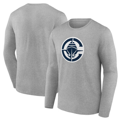LA Clippers Primary Logo Long Sleeve T-Shirt - Gray on sale