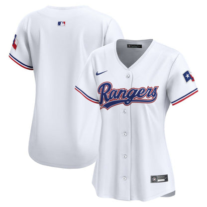 Texas Rangers Women's Home Limited Jersey - White | Nike