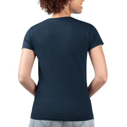 Seattle Mariners G-III 4Her by Carl Banks Women's Super-Slim Fit Lightweight Flowers Graphic V-Neck T-Shirt - Navy
