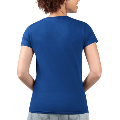 Toronto Blue Jays G-III 4Her by Carl Banks Women's Super-Slim Fit Lightweight Flowers Graphic V-Neck T-Shirt - Royal