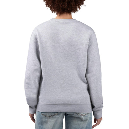 New York Mets G-III 4Her by Carl Banks Women's Flowers Graphic Pullover Sweatshirt - Heather Gray