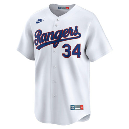 Nolan Ryan Texas Rangers Throwback Cooperstown Collection Limited Jersey - White | Nike