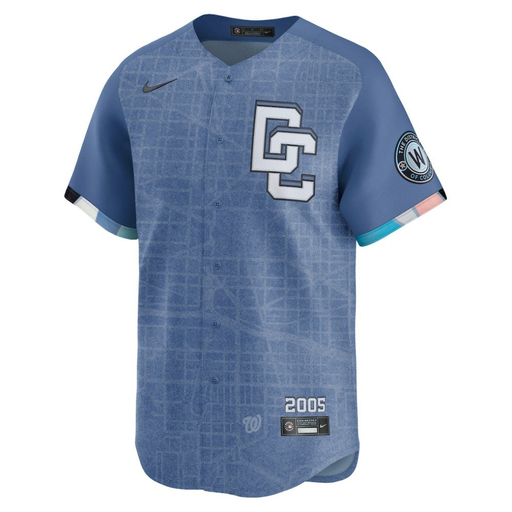 CJ Abrams Washington Nationals 2025 City Connect Limited Jersey - Blue | Nike
