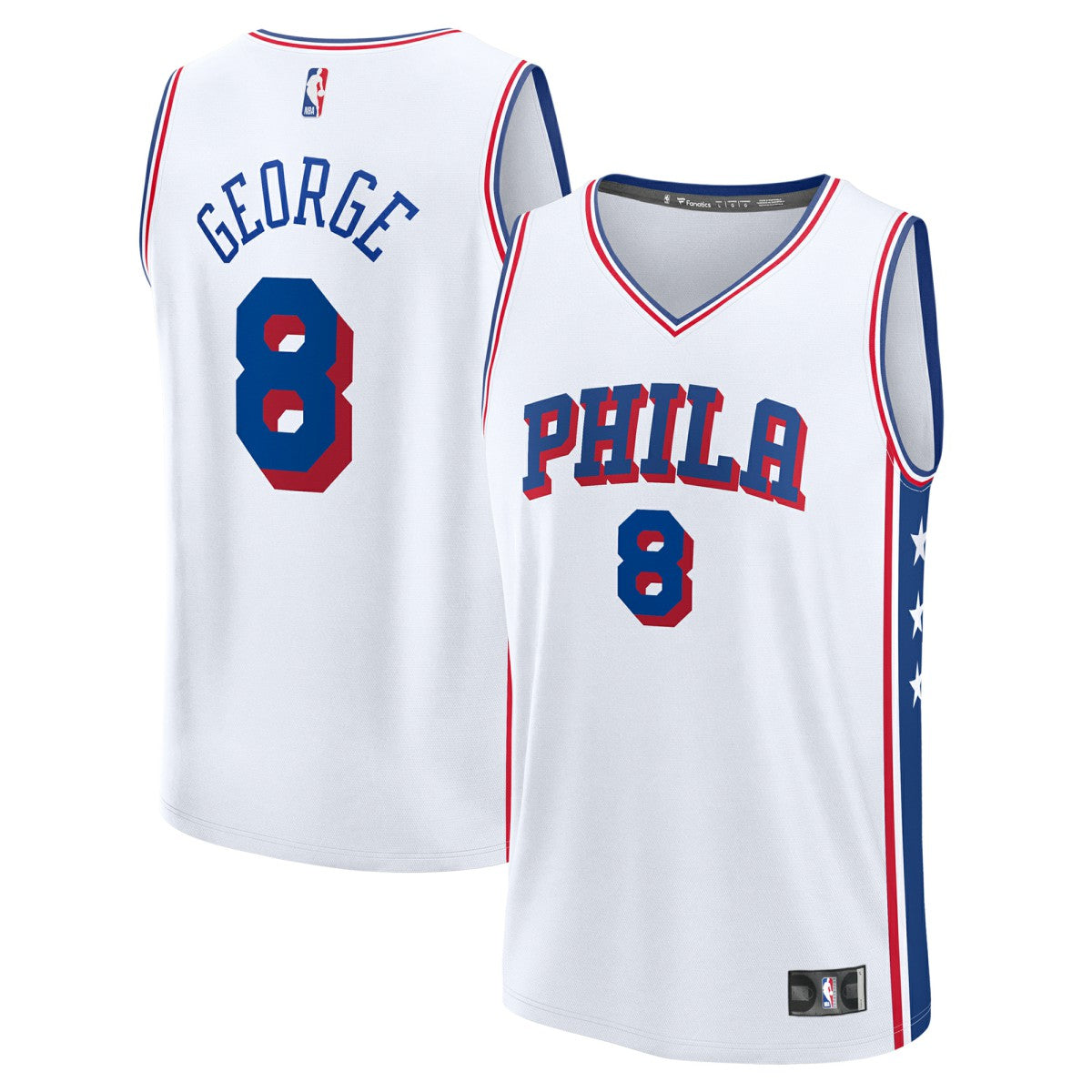 Paul George Philadelphia 76ers Youth Fast Break Replica Player Jersey - Association Edition - White | Fanatics sale