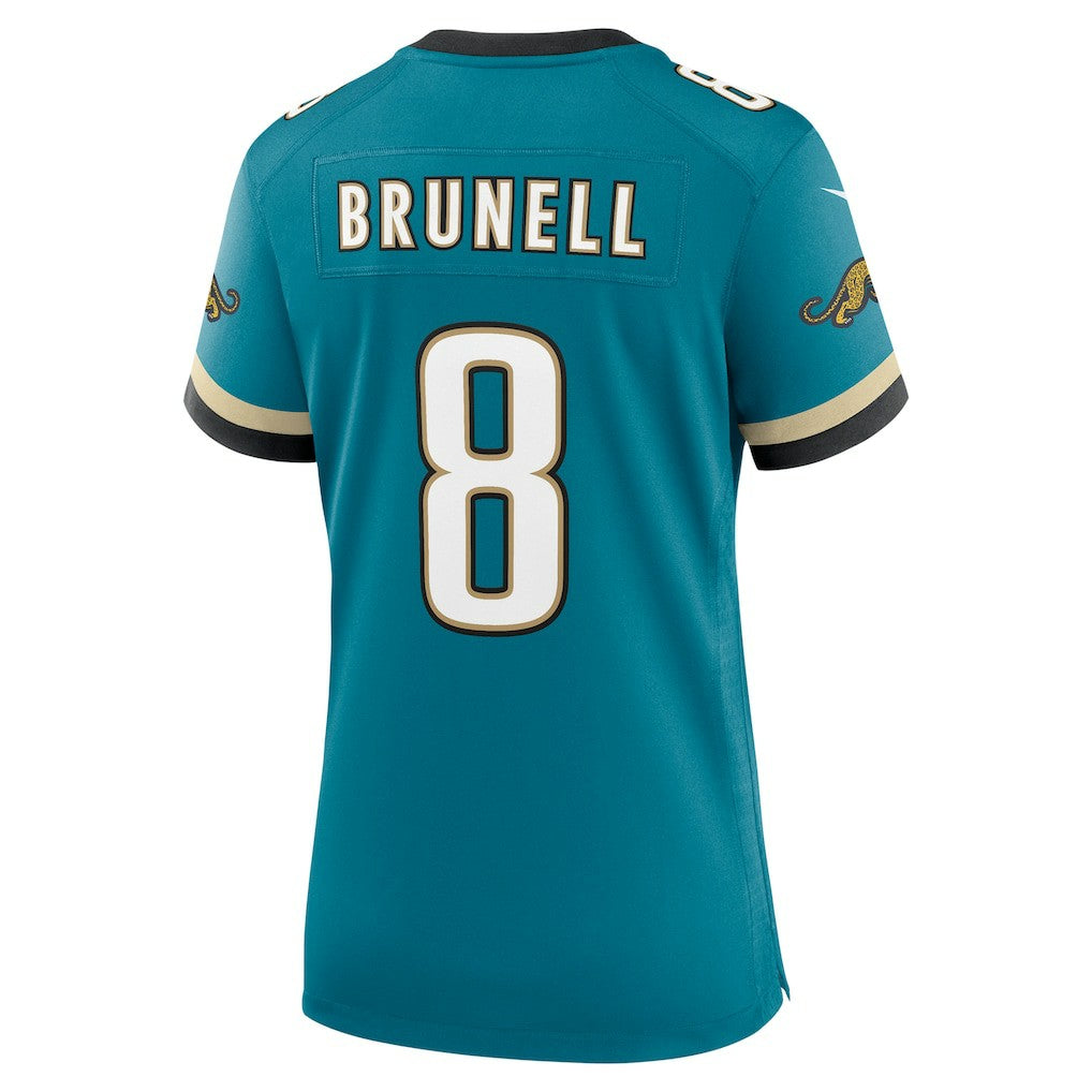 Mark Brunell Jacksonville Jaguars Women's Prowler Throwback Retired Player Game Jersey - Teal | Nike cheap