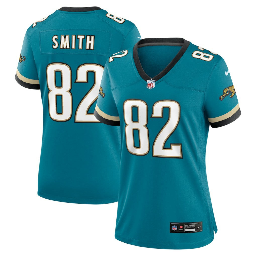 Jimmy Smith Jacksonville Jaguars Women's Prowler Throwback Retired Player Game Jersey - Teal | Nike cheap