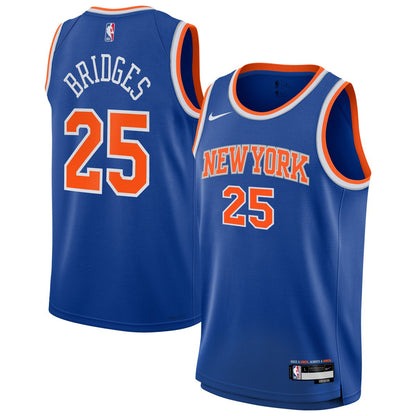 Mikal Bridges New York Knicks Youth Swingman Jersey - Icon Edition - Blue | Nike outlet