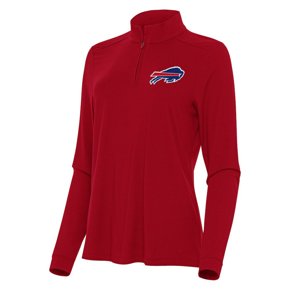 Buffalo Bills Antigua Women's Intent Quarter-Zip Sweatshirt - Red outlet