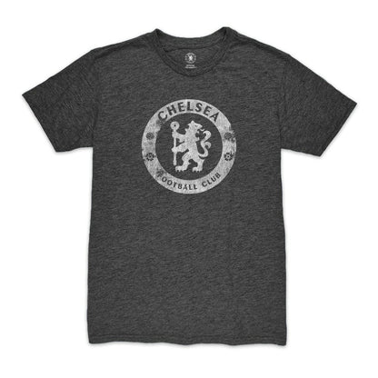 Chelsea 1863FC Mono Badge Vintage Tri-Blend T-Shirt - Heather Black discount