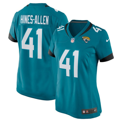 Josh Hines-Allen Jacksonville Jaguars Women's Player Game Jersey - Teal | Nike on sale