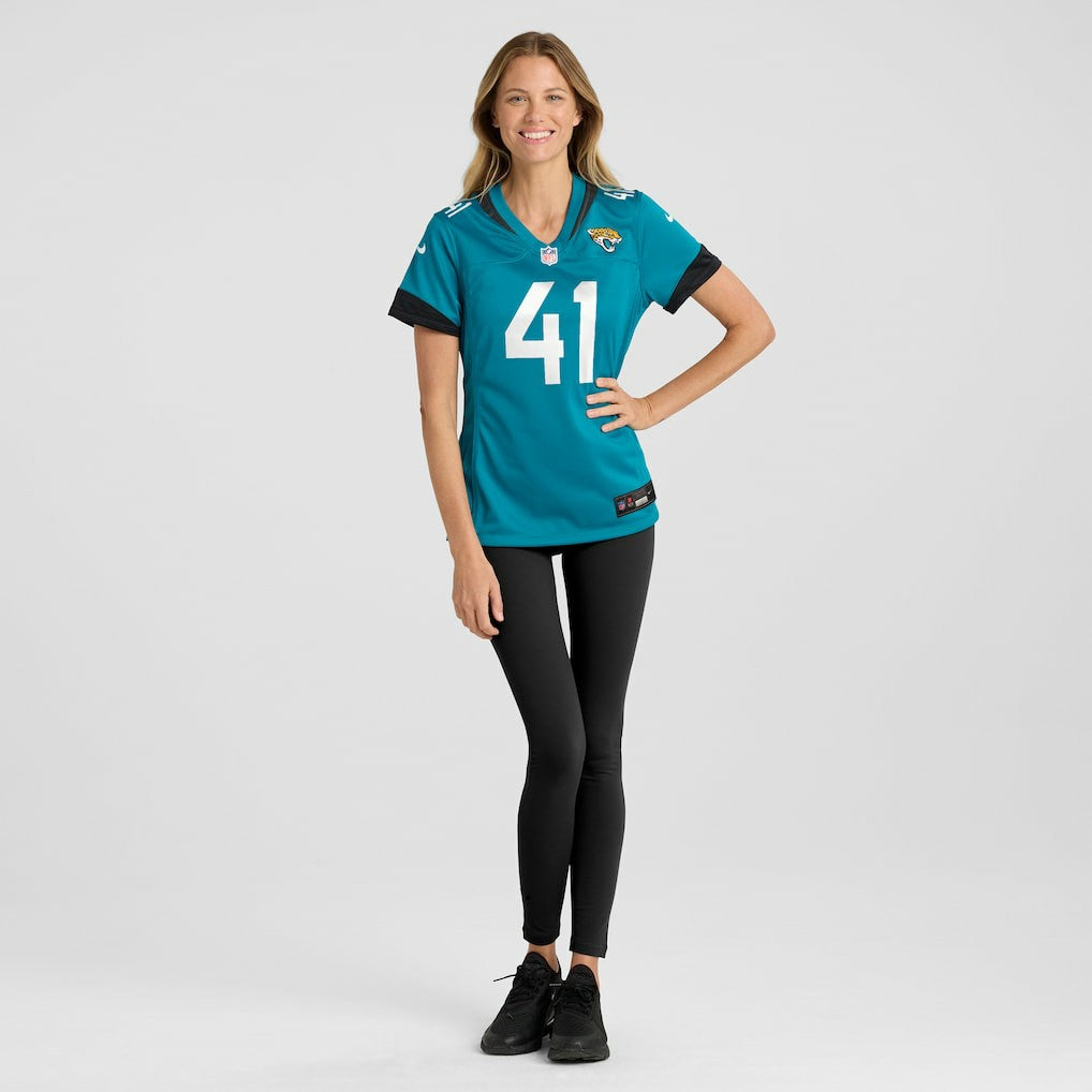 Josh Hines-Allen Jacksonville Jaguars Women's Player Game Jersey - Teal | Nike on sale