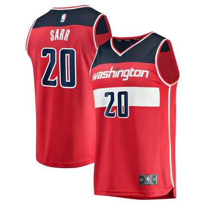 Alexandre Sarr Washington Wizards Fast Break Replica Player Jersey - Icon Edition - Red | Fanatics on sale