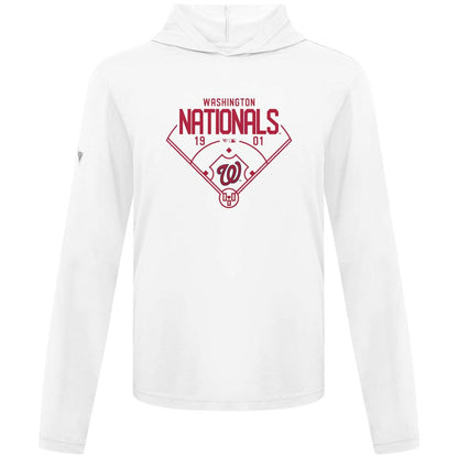 Washington Nationals Levelwear Anthem Home Field Pullover Hoodie - White