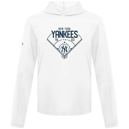 New York Yankees Levelwear Anthem Home Field Pullover Hoodie - White