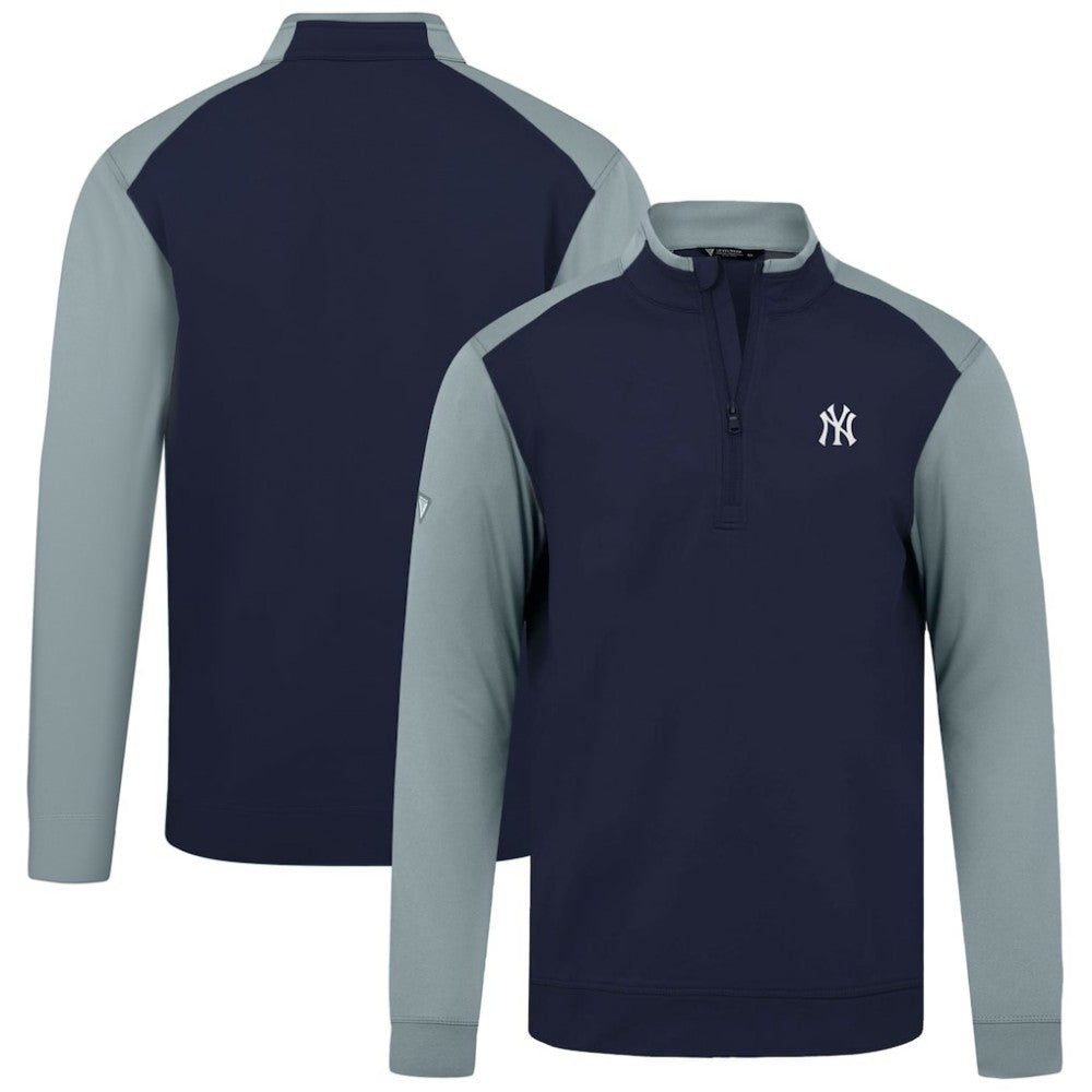 New York Yankees Levelwear Insignia 2.0 Quarter-Zip Pullover Top - Navy