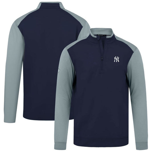 New York Yankees Levelwear Insignia 2.0 Quarter-Zip Pullover Top - Navy