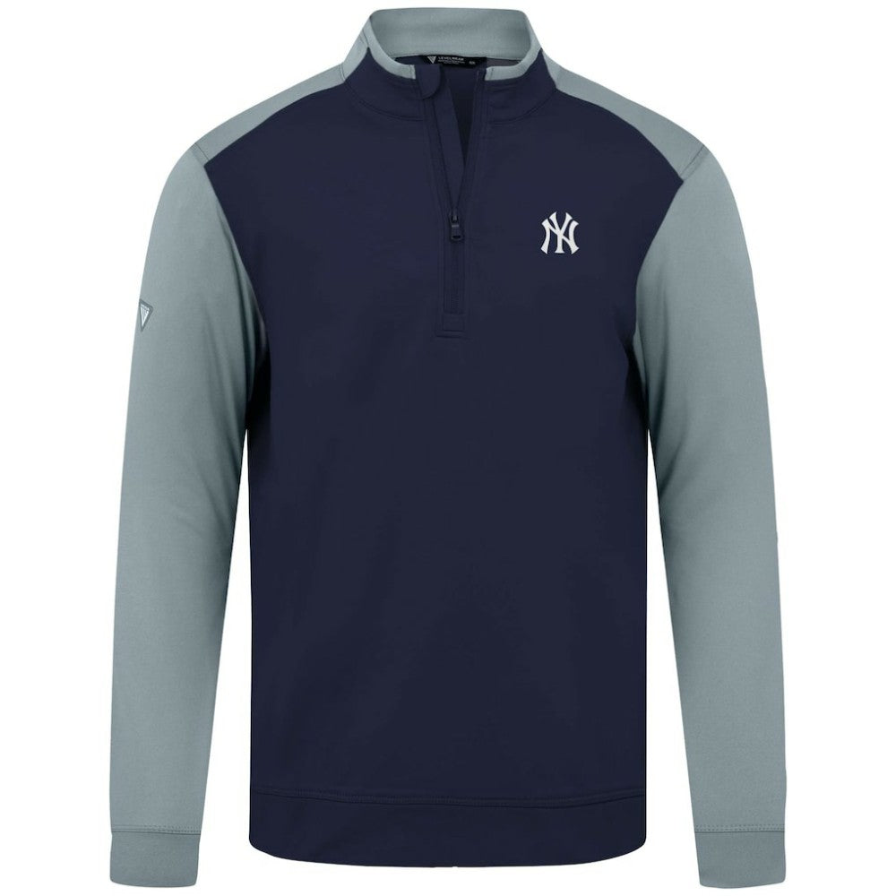New York Yankees Levelwear Insignia 2.0 Quarter-Zip Pullover Top - Navy