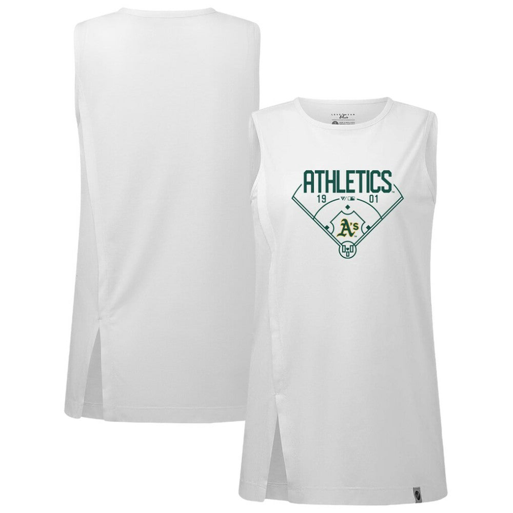 Athletics Levelwear Women's Influx Home Field Tank Top - White