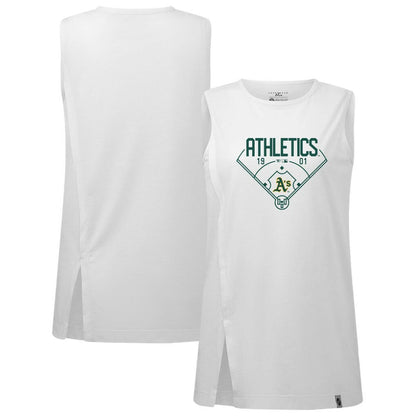 Athletics Levelwear Women's Influx Home Field Tank Top - White