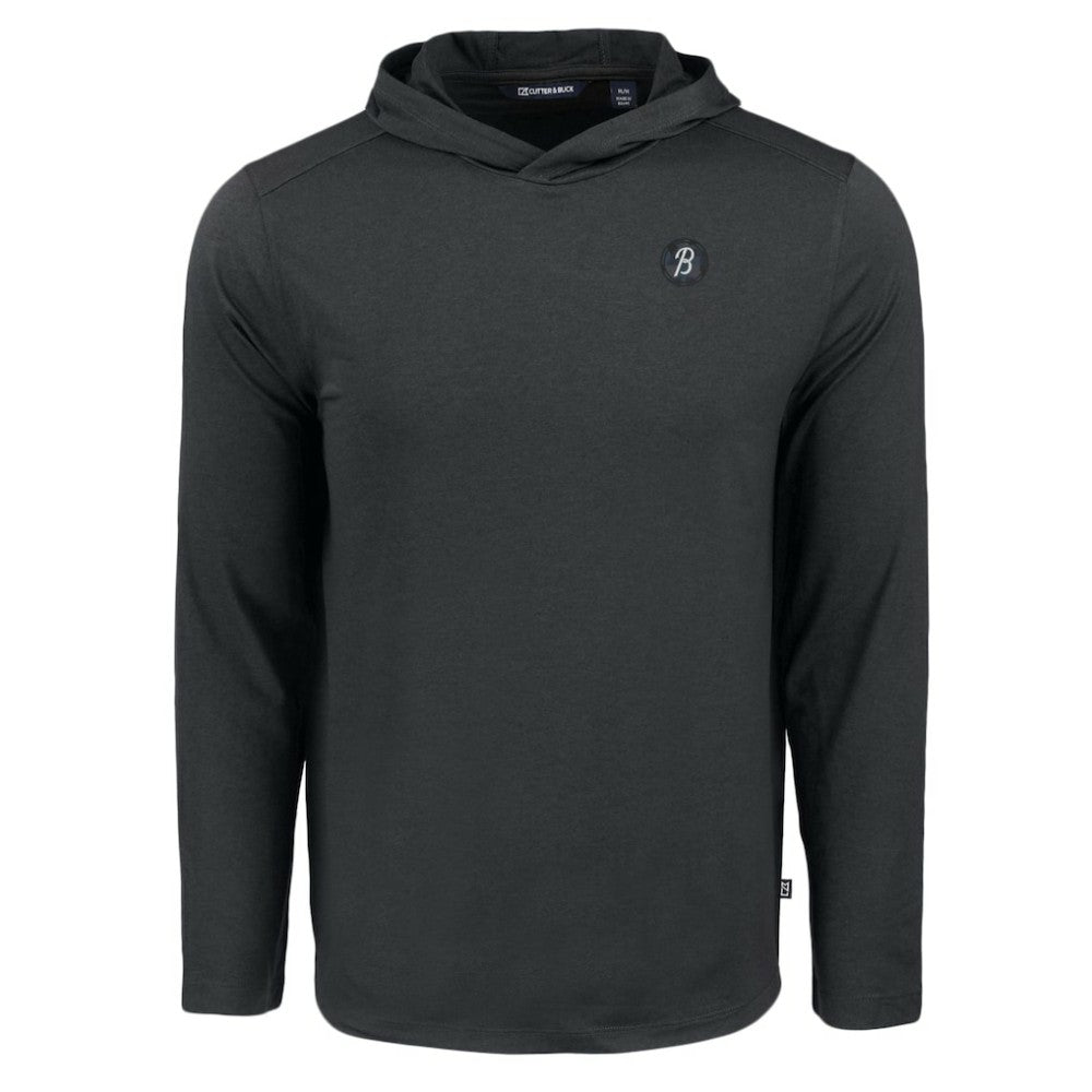 Baltimore Orioles Cutter & Buck Coastline Epic Comfort Recycled Eco Hoodie Long Sleeve T-Shirt - Black