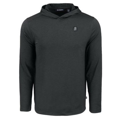Baltimore Orioles Cutter & Buck Coastline Epic Comfort Recycled Eco Hoodie Long Sleeve T-Shirt - Black