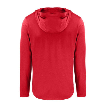 Seattle Mariners Cutter & Buck Coastline Epic Comfort Recycled Eco Hoodie Long Sleeve T-Shirt - Red