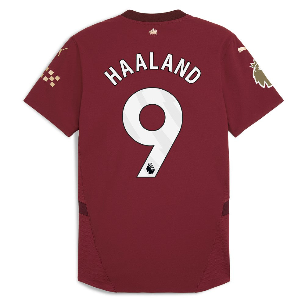 Erling Haaland Manchester City 2024/25 Third Player Jersey - Burgundy | Puma sale