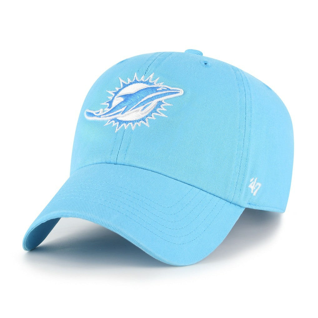 Miami Dolphins '47 Women's Bright Side Clean Up Adjustable Hat - Blue discount