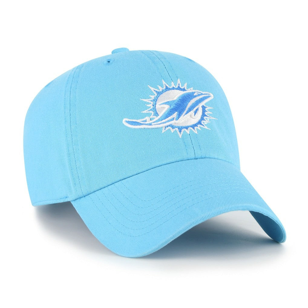 Miami Dolphins '47 Women's Bright Side Clean Up Adjustable Hat - Blue discount