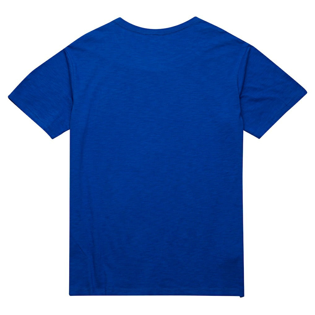 Minnesota Timberwolves Hardwood Classics Felt Applique Slub T-Shirt - Blue | Mitchell & Ness cheap