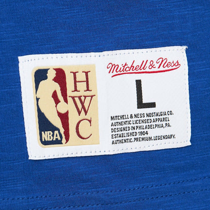 Minnesota Timberwolves Hardwood Classics Felt Applique Slub T-Shirt - Blue | Mitchell & Ness cheap