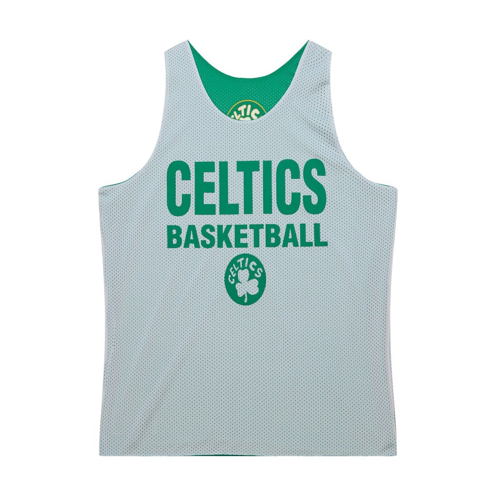 Boston Celtics Hardwood Classics Reversible Mesh Practice Jersey - Kelly Green/White | Mitchell & Ness cheap