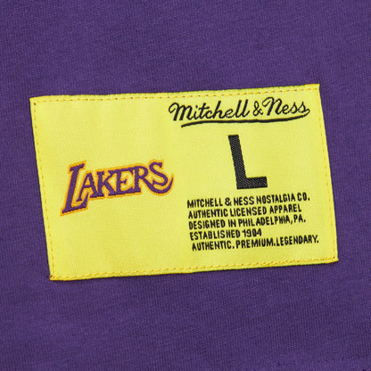 Los Angeles Lakers Hardwood Classics Neon Nights Premium T-Shirt - Purple | Mitchell & Ness shop
