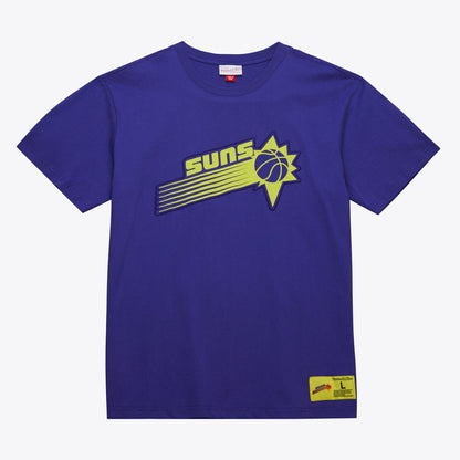 Phoenix Suns Hardwood Classics Neon Nights Premium T-Shirt - Purple | Mitchell & Ness online
