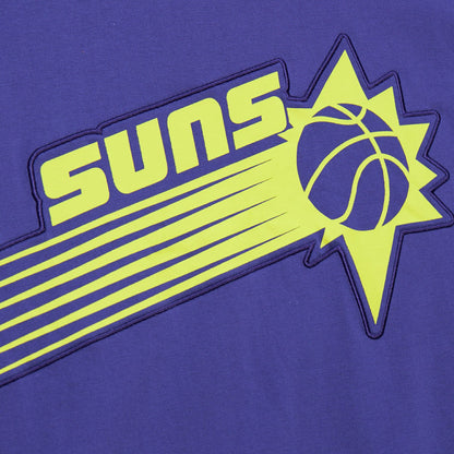 Phoenix Suns Hardwood Classics Neon Nights Premium T-Shirt - Purple | Mitchell & Ness online