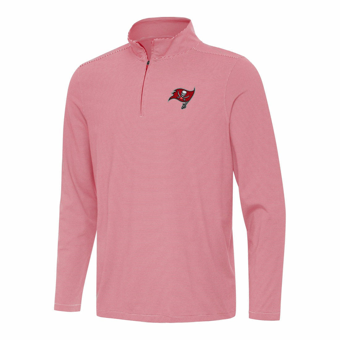 Tampa Bay Buccaneers Antigua Twine Quarter-Zip Jacket - Red/White cheap