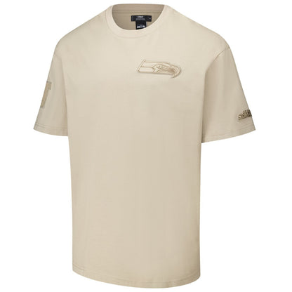 Seattle Seahawks Pro Standard Drop Shoulder T-Shirt - Tan for sale