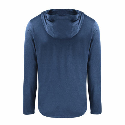 Houston Astros Cutter & Buck Coastline Epic Comfort Eco Recycled Long Sleeve Hoodie T-Shirt - Navy
