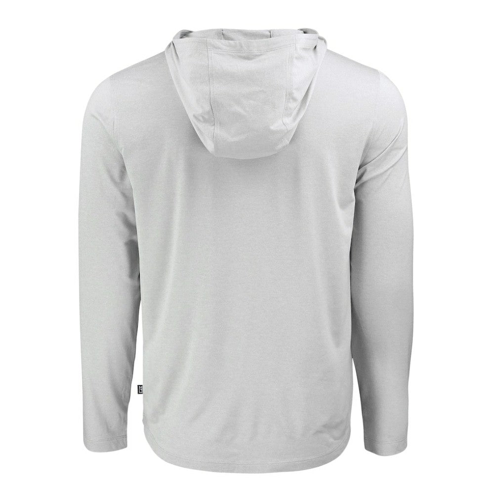 St. Louis Cardinals Cutter & Buck Coastline Epic Comfort Eco Recycled Long Sleeve Hoodie T-Shirt - Gray