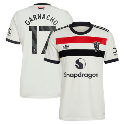 Alejandro Garnacho Manchester United Originals 2024/25 Third Replica Jersey - Cream | Adidas shop
